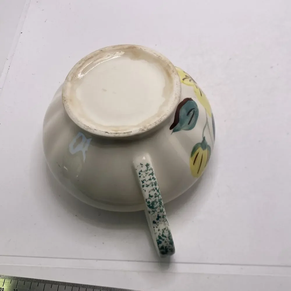 Blue Ridge Pottery Gravy Boat Floral Antique